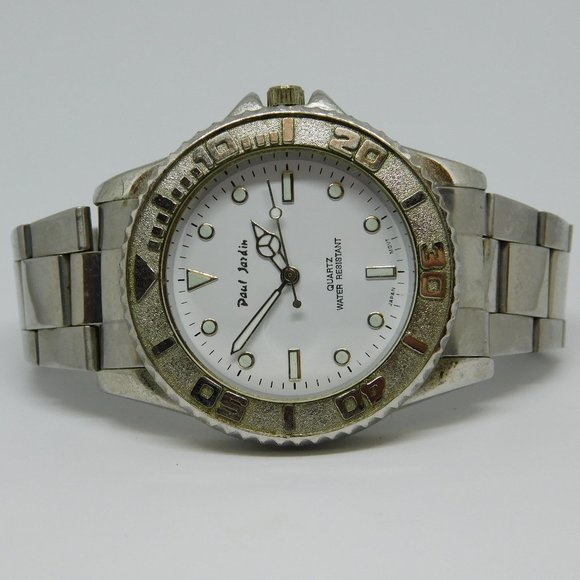 Paul Jardin Silver Tone Quartz Analog Women's Watch Sz. 6" New Battery - Picture 1 of 10